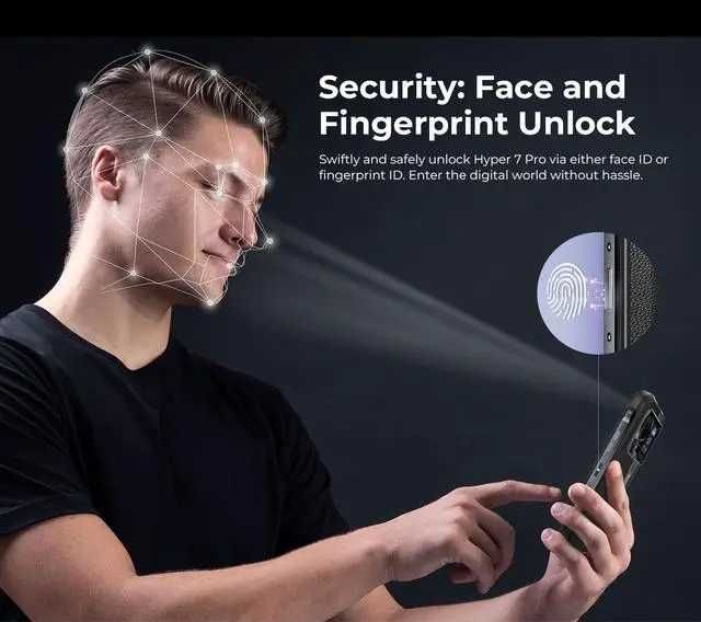 Защищенный смартфон Hotwav Hyper 7 pro 16/256Gb 10800mAh NFC 200Mp