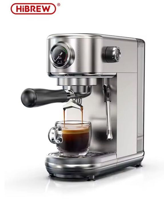 Nowy ekspres kolbowy HiBREW H10B 20 bar stalowy EU