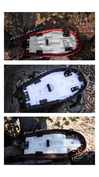 Banco/Assento para Mota, Estilo Cafe Racer e Scrambler (3 Cores) Nº4