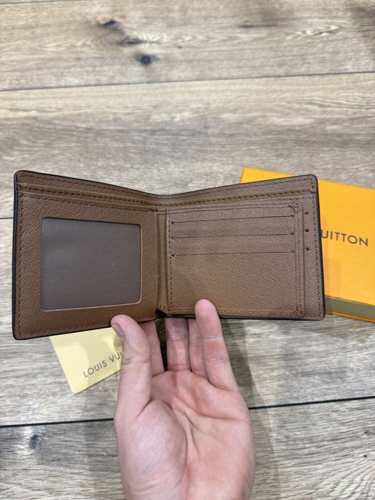 Porfel Louis Vuitton skórzany brązowy
