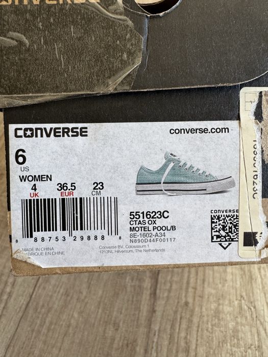 Converse All Star tamanho 36,5