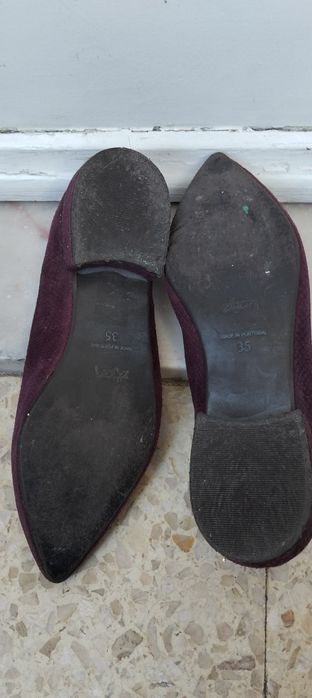 Sapatos salto baixo