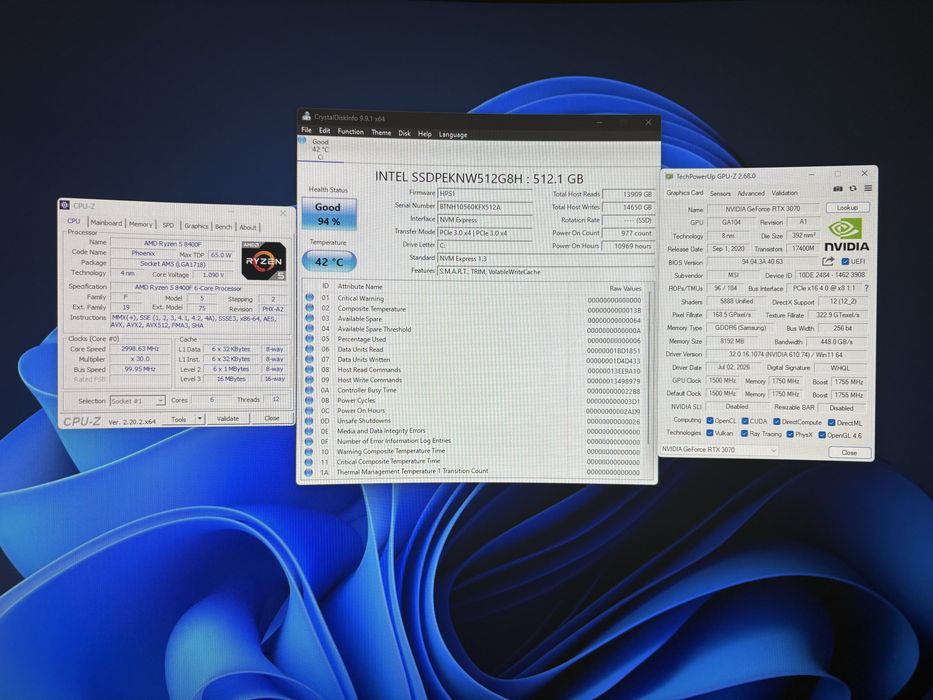 AM5 | Ryzen 5 | Rtx 3070 | Ddr5 16gb