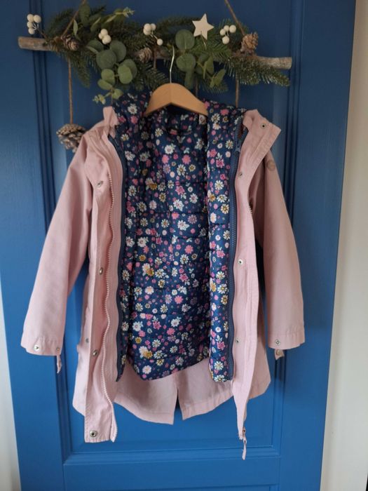 Kurtka dla dziewczynki 122 Smyk Cool Club  3w1 wiosenna jesienna