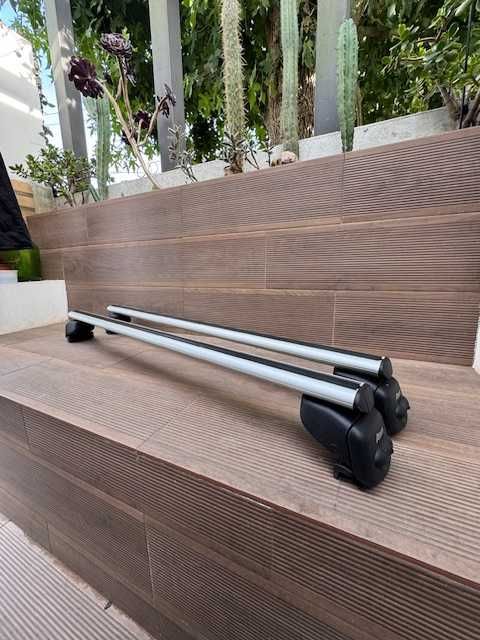 Barras de tejadilho Audi A4 Avant/VW Golf/Peug 2008/Dacia Duster/univ