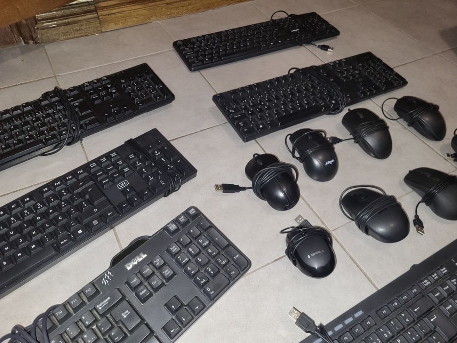Lote Periféricos PC (4 Teclados + 6 Ratos) - Barato/Desocupar