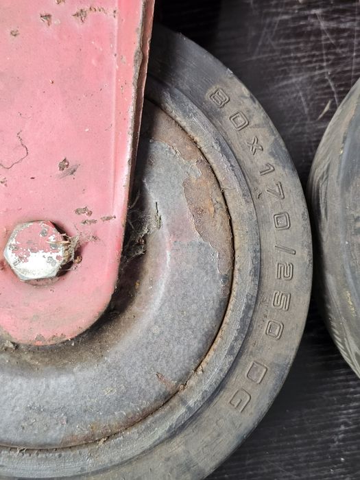 Koła Transportowe 4szt 250/80-190 Solidne Ciężkie Hamulec z hamulcem