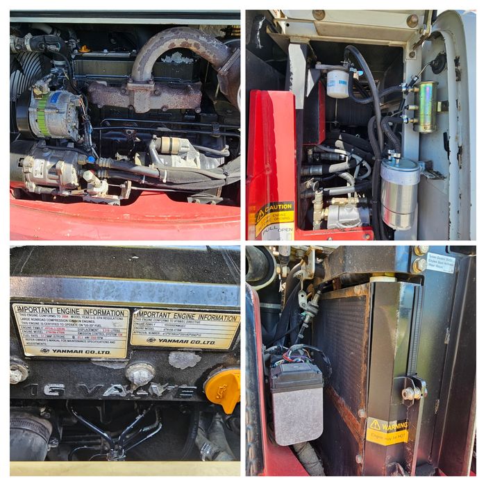 Koparka kołowa Takeuchi TB175W rototilt klima szczypce centr smar Yanmar 05r ORYGINAL