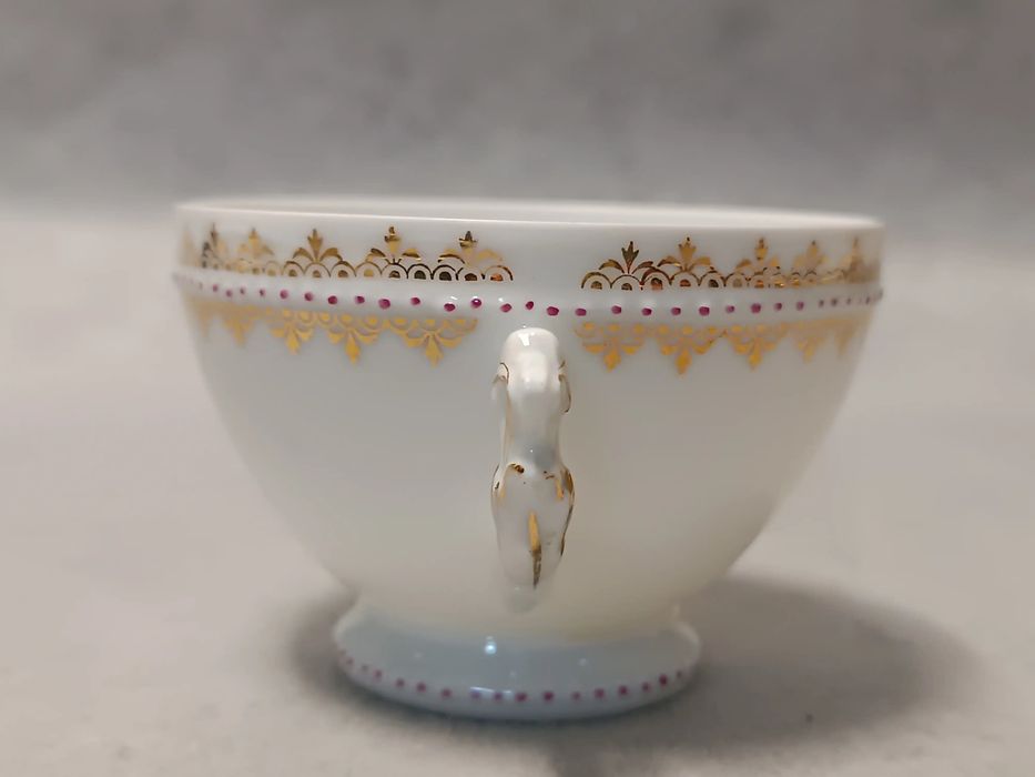 Hermann Ohme SILESIA Louis XVI  Filiżanka Kolekcjonerski Duet