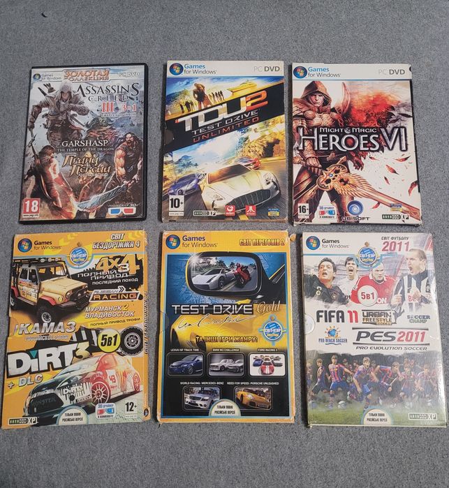 Видео игры для пк.