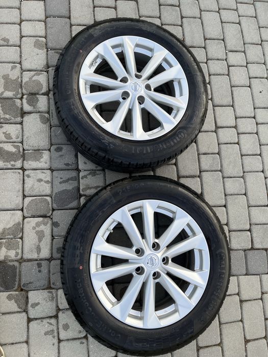 Alufelgi 5x114,3 17 cali Nissan X-trail Qashqai Juke Note czujniki