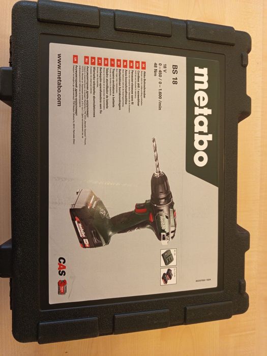 Wiertarko wkrętarka metabo BS18