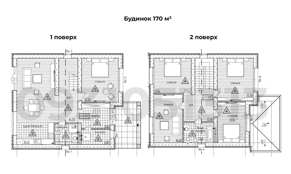 Будинок 170 м² з ремонтом та навісом під 2 авто, в с. Крюківщина, газ