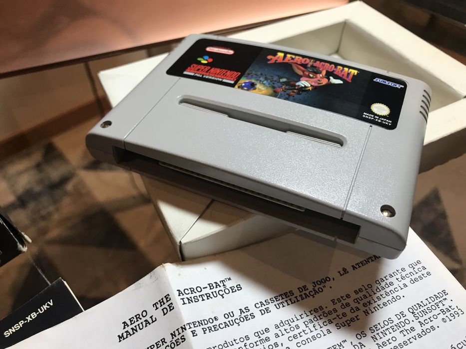 Snes Aero the Acrobat Super Nintendo Pal