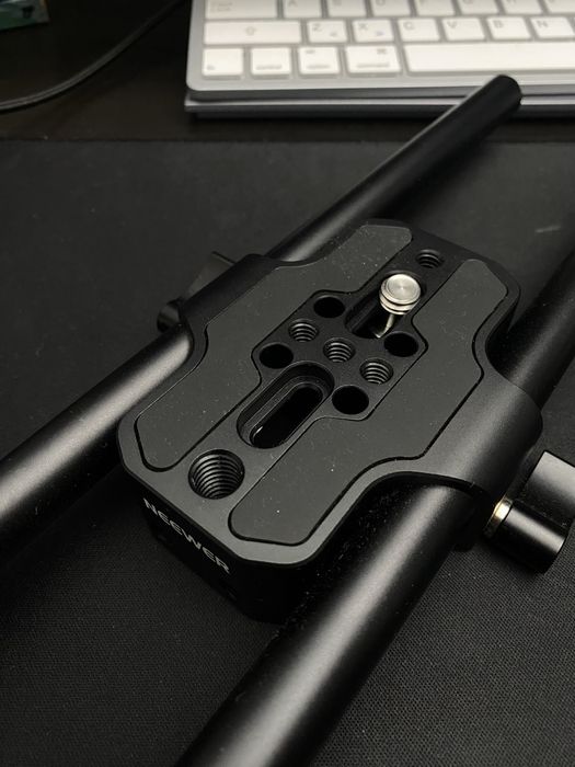 Placa Base Neewer + SMALLRIG 15 mm Rod 2 peças 30 cm