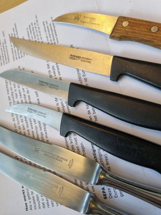 Ножи Solingen Германия. Бамбук.