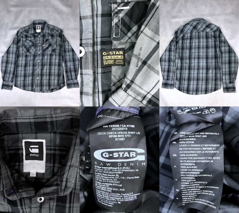 G-STAR RAW, Jack & Jones, WE, River Island cорочка, рубашка чоловіча