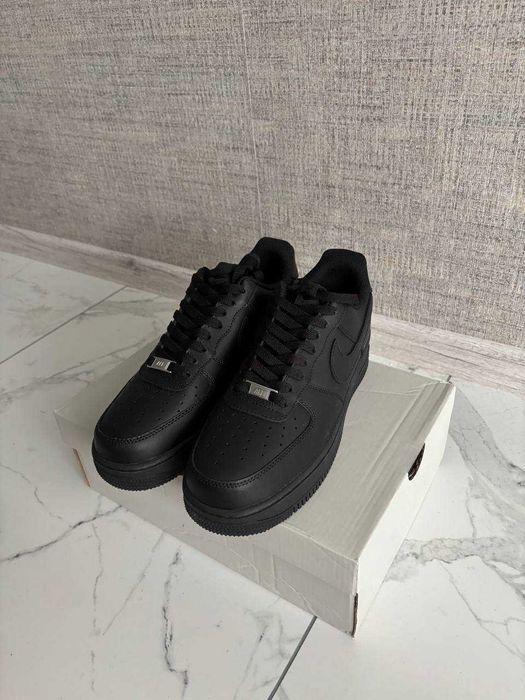 РОЗПРОДАЖ! Кросівки чоловічі Nike Air Force 1 Low 07 Black. Оригiнал. Усi розмiри