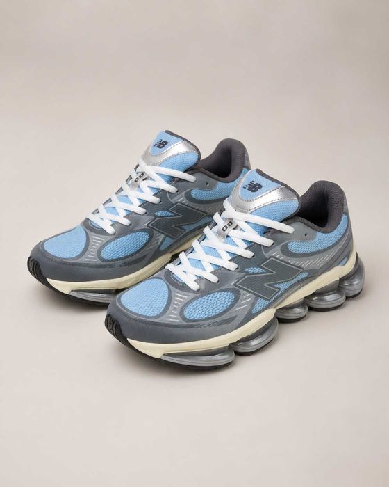 Кросівки New Balance ABZORB 2000 демісезон блакитно-сірі 36–41 без передоплати