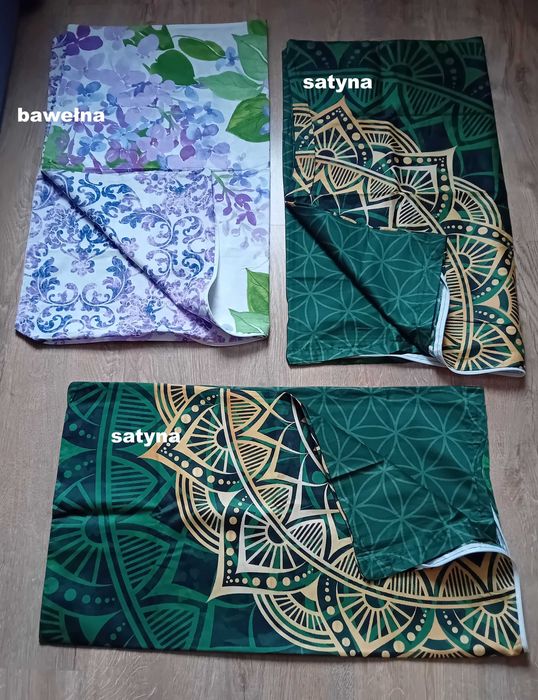 Poszewki 70 x 80 satyna, bawełna