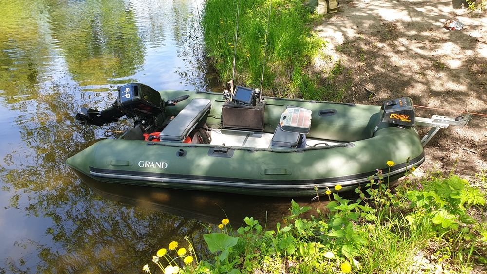 Лодка Grand 330 и мотор Evinrude 15