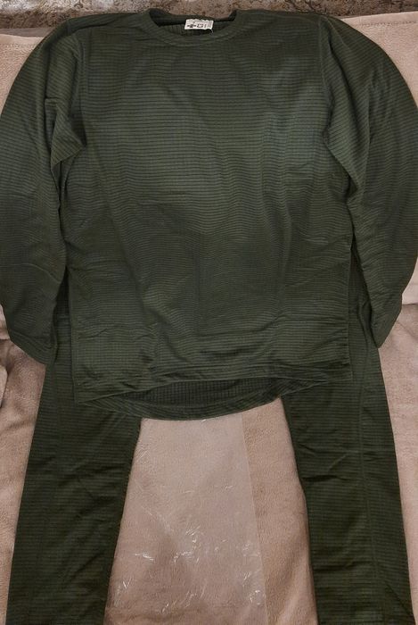 Термобілизна тактична олива в клітинку