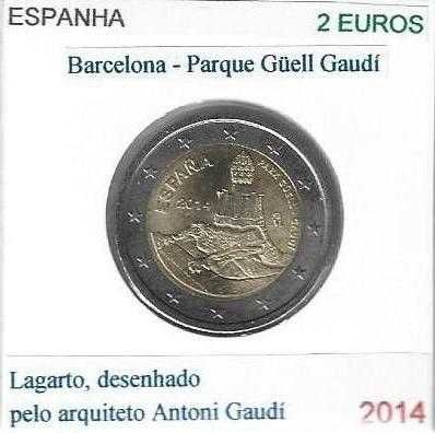 Espanha  - - - - - Moedas Comemorativas de 2 Euros