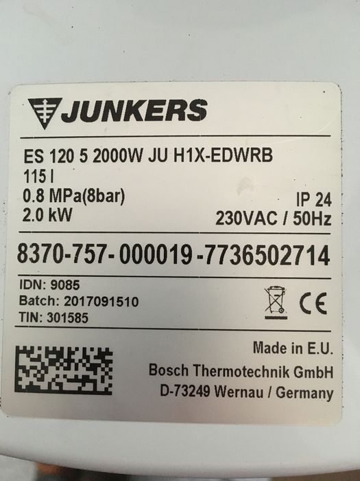 Resistencia para cilíndro eletrico