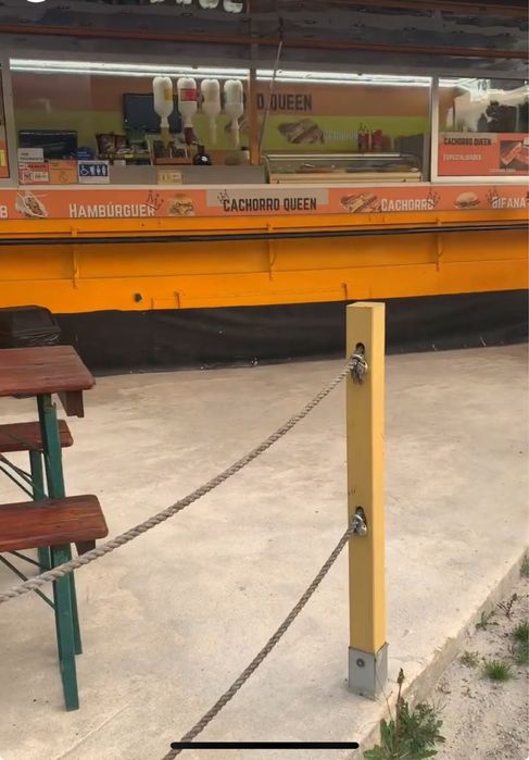 Roulott bar totalmente equipada, pronta a trabalhar