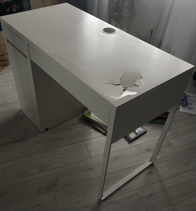 Biurko micke ikea,  blat do wymiany