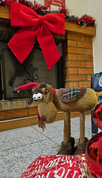 Árvore de Natal Dobrável Sklum + TODOS os Enfeites (Como Nova) 210 cm