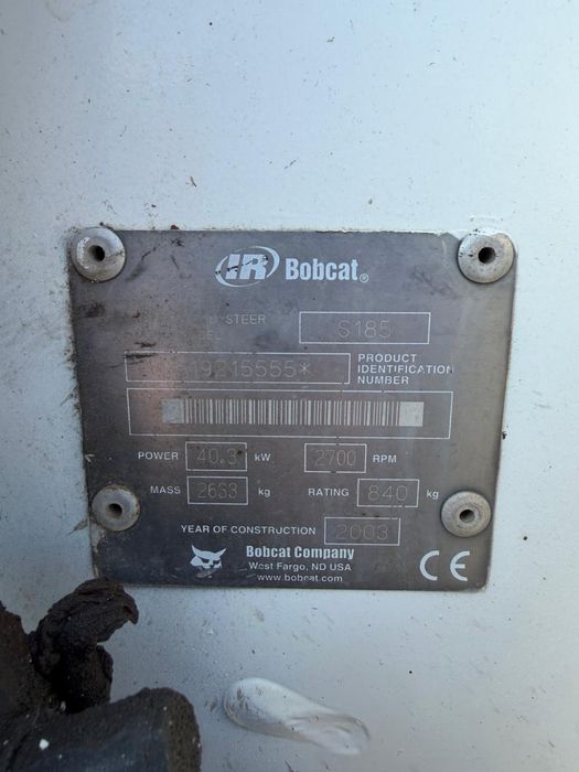 Bobcat S185 | 2003 | Cabine com Ar Condicionado | Balde Incluído