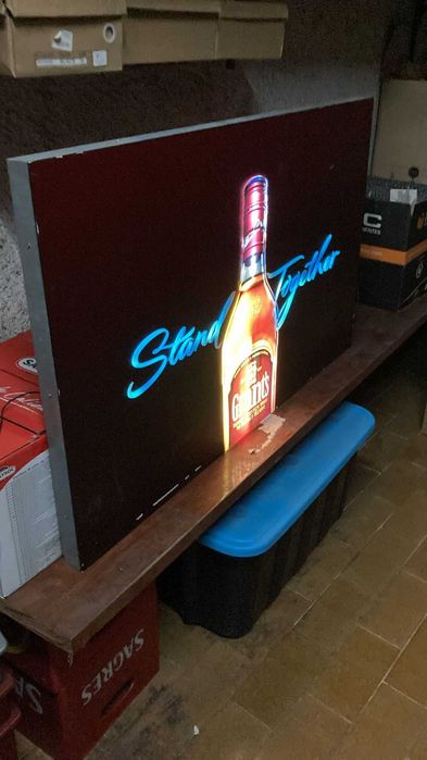 Placa de sinalização "Stand Together"  Whisky Grant's
