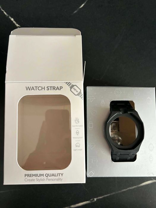 Czarna opaska do zegarka Ap x Swatch bioceramiczna
