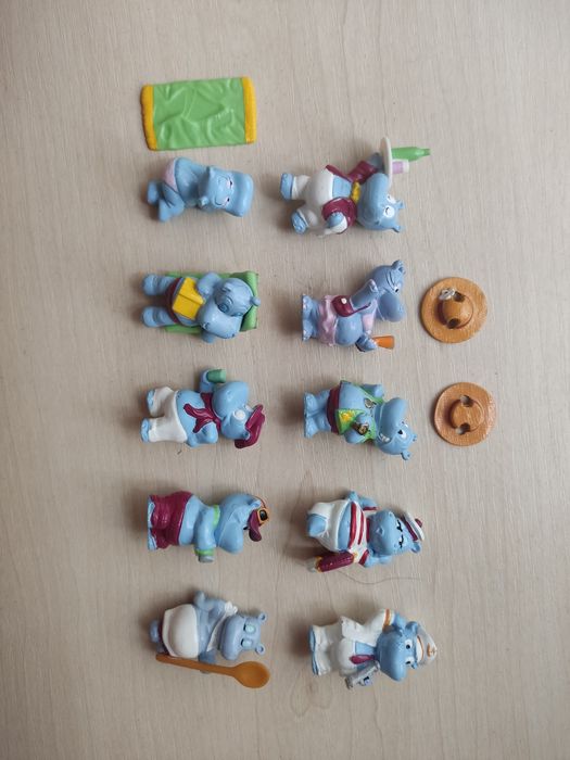 FERRERO Киндер сюрприз Серия Бегемоты на каникулах, 1995 г.