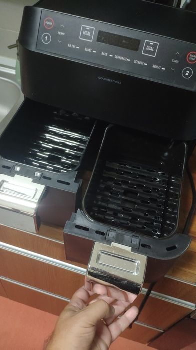 Air fryer fritadeira eléctrica gaveta dupla 7litros