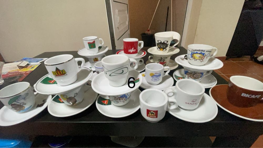 Chávenas café diversas marcas