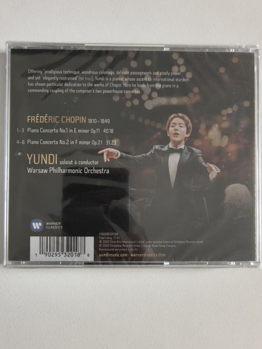 Piano concertos nos. 1 & 2 Chopin. Płyta cd. Yundi