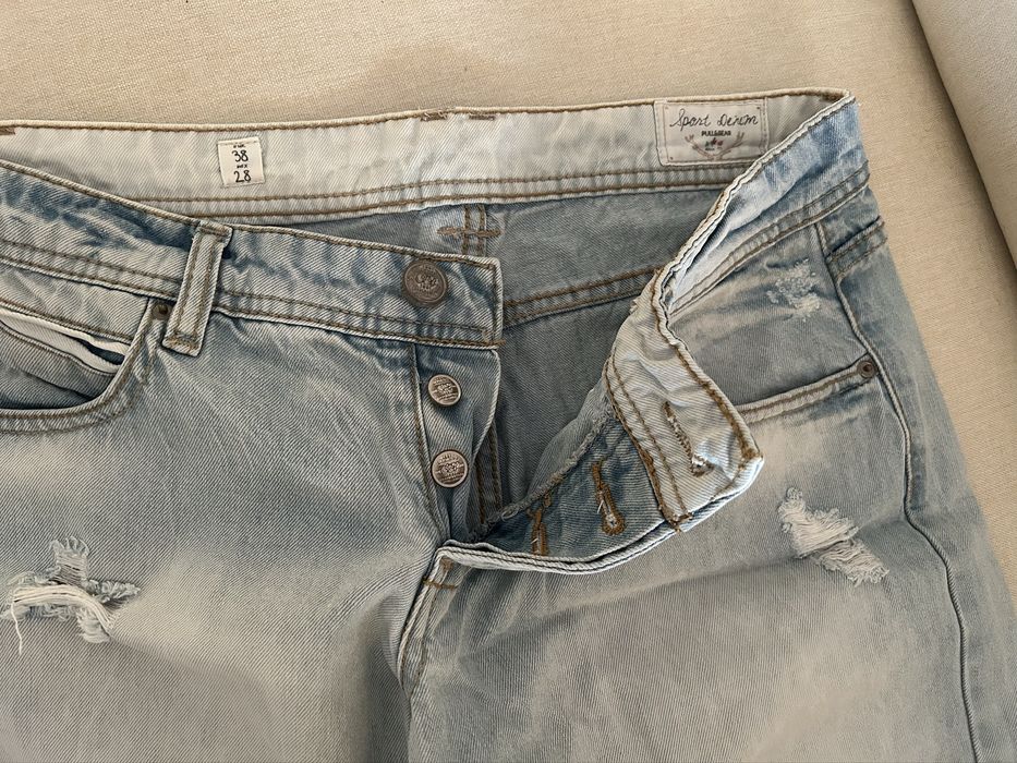 Calções curtos de ganga Pull & Bear