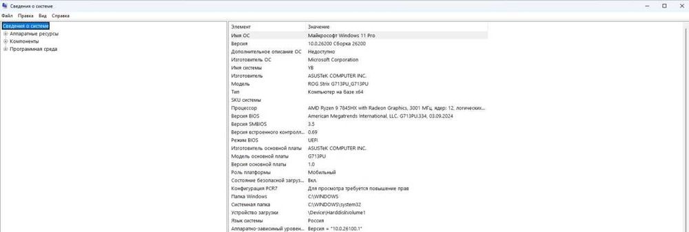 Ноутбук Asus ROG Strix G17 G713PU