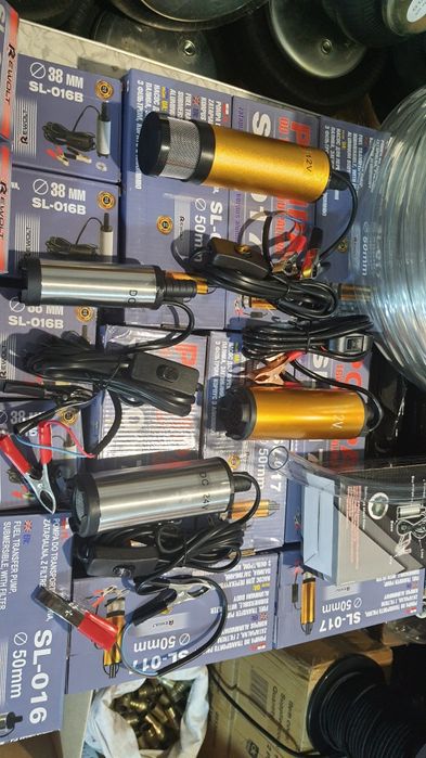 Польский насос для перекачки дизельного топлива, д.т. погружний, 12/24