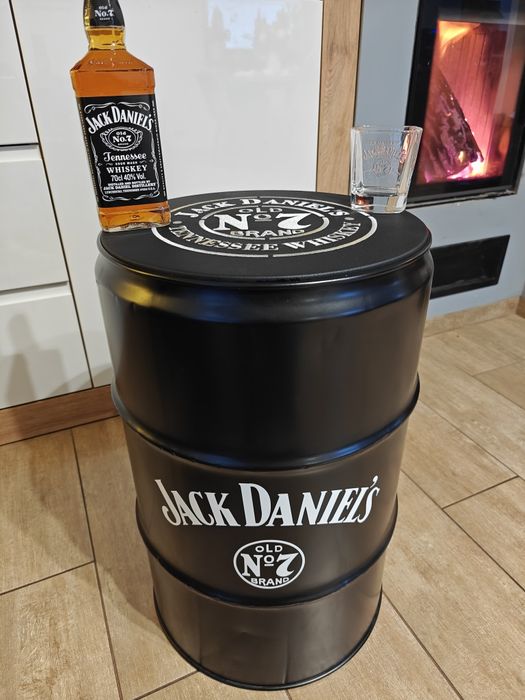Stolik loft beczka Jack Daniels