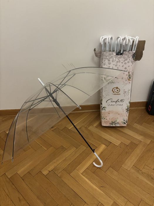 Parasolki przezroczyte 20 szt