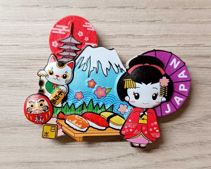 JAPONIA JAPAN Magnes na lodówkę ceramiczny C332