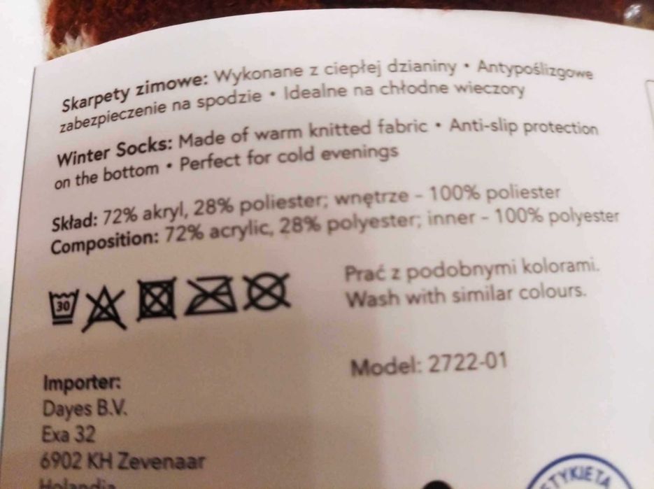 Skarpety zimowe świąteczne