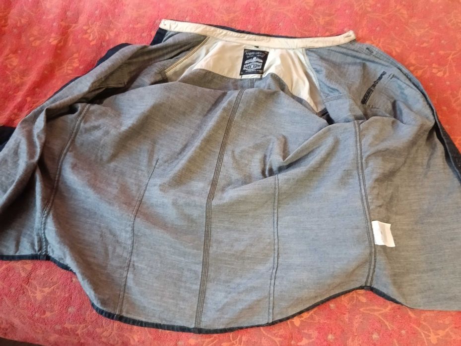 джинсовая рубашка ANGELO LITRICO ХXL состояние новой качество ГЕРМАНИЯ