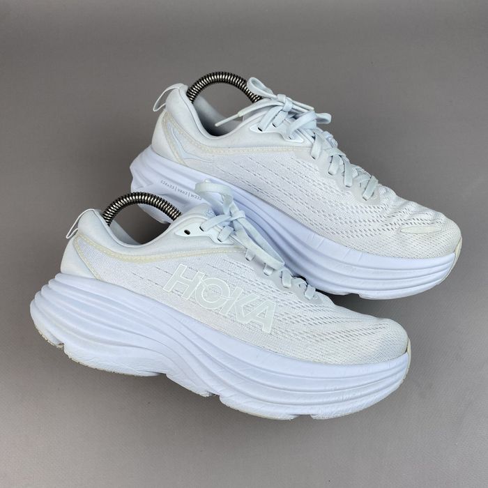 р.40 Оригінал! Hoka Bondi 8 колір білий Кросівки для бігу/залу