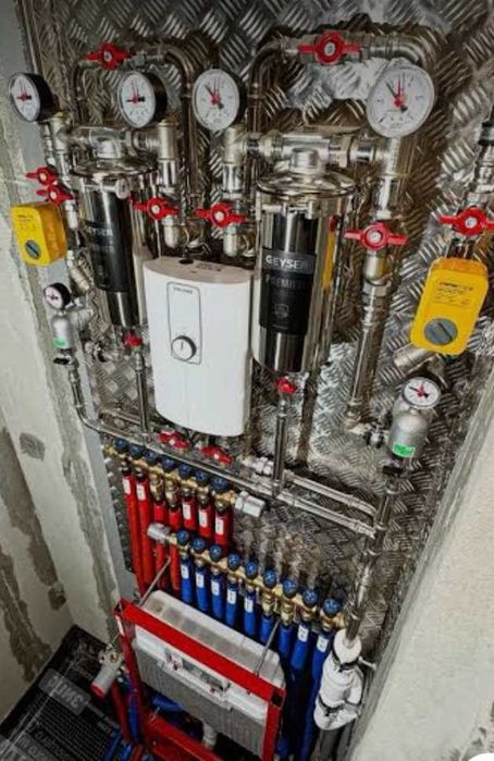 монтаж сантехніки, опалення, електрики