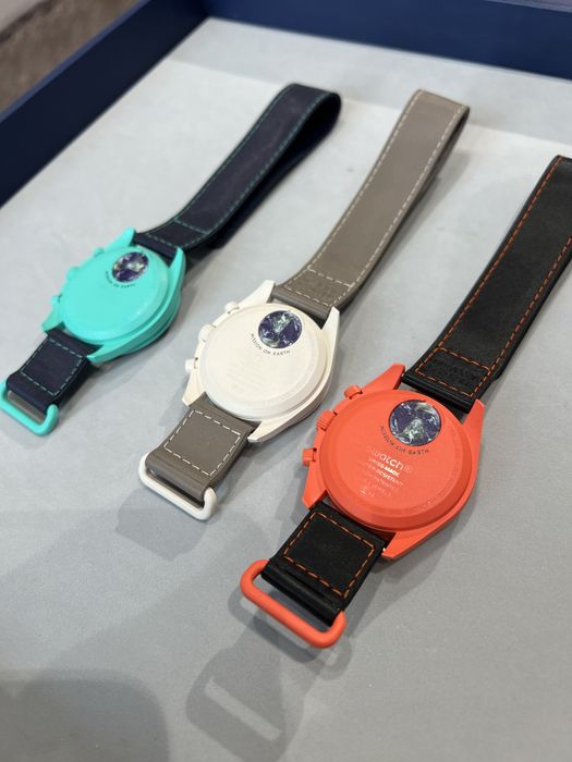 Moonswatch Swatch Omega Новые серии Земли