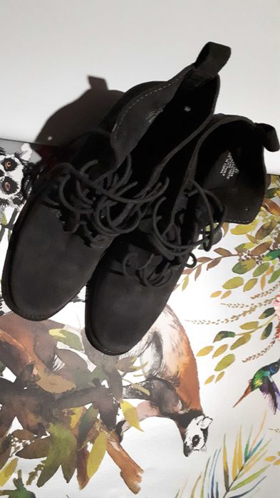 Ботинки (дезерти) з натурального замшу темно-сірого кольору